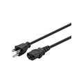 Monoprice Power Cord Cable W/ 3 Cond 1ft - Black (5282)