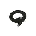 Monoprice Cat5e Flat Patch Cable_ 10ft Black (9550)