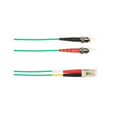 Black Box Sm Fo Patch Cable Duplx, Pln, Green, Stl (FOCMPSMSTLGN50)