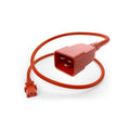 Uncommonx Power Cord C13 To C20, 15amp Red, 2ft (PWCDC13C2002FRED)
