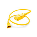 Uncommonx Power Cord C14 To C15 15amp Yellow 7ft (PWCDC14C1507FYLW)