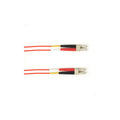 Black Box Om4 50/125 Multimode Fiber Optic Patch Cable - Lszh, Lc To Lc, Red, 7-m (23.0-ft.), Gsa, Taa, Non-returnable/non-cancelable (FOLHM4007MLCLCRD)