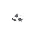 Middle Atlantic Products Cbl Ldr End Drp 8,1pc,3 (CLHED8)
