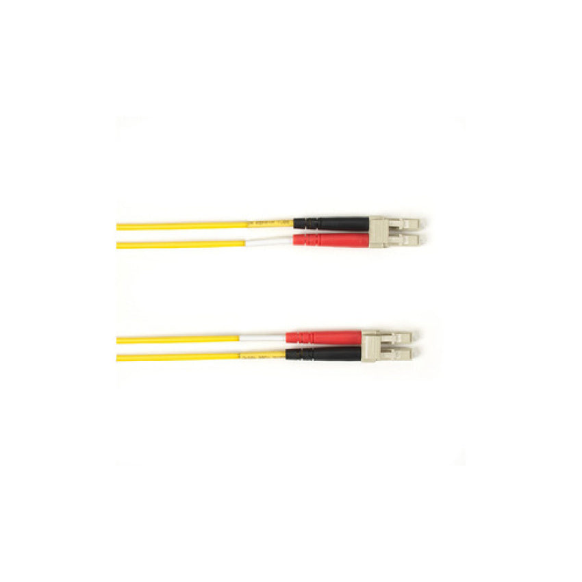 Black Box Om1 62.5/125 Multimode Fiber Optic Patch Cable - Lszh, Lc To Lc, Yellow, 3-m (9.8-ft.), Gsa, Taa, Non-returnable/non-cancelable (FLZH62003MLCLCYL)