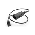 Uncommonx P-lock Power Cable C13-c14 Black 10ft (PWRC13C1410FBLKP)