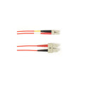 Black Box Om1 62.5/125 Multimode Fiber Optic Patch Cable - Ofnr Pvc, Sc To Lc, Red, 4-m (13.1-ft.), Gsa, Taa, Non-returnable/non-cancelable (FOCMR6204MSCLCRD)