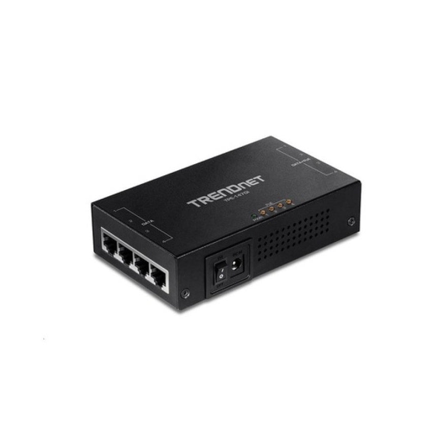 Trendnet 65w 4-port Gigabit Poe+ Injector (TPE147GI)
