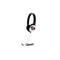 Hamiltonbuhl Primo Panda Face- Headphone, 3.5mm Plug, Made Of Abs Plastic, With Chew And Kink-resistant Dura-cord (PRM100P)