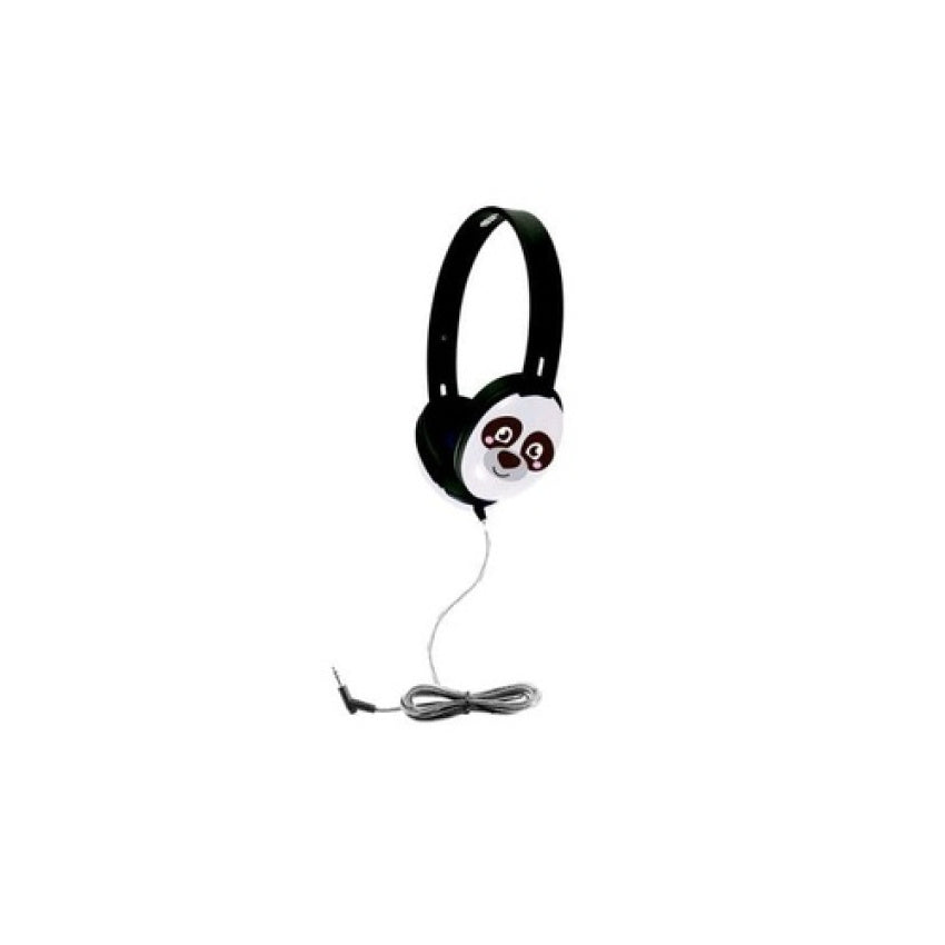 Hamiltonbuhl Primo Panda Face- Headphone, 3.5mm Plug, Made Of Abs Plastic, With Chew And Kink-resistant Dura-cord (PRM100P)