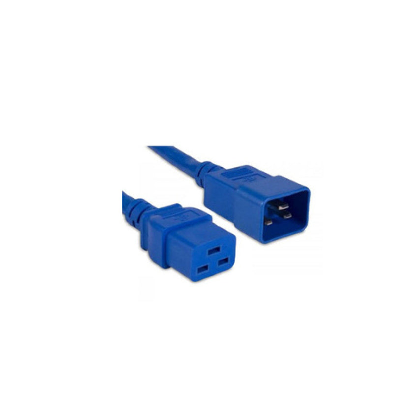 Enet Solutions C19 To C20 Power Cord Extension 20a 12awg 3ft Blue (C19C2020ABL3FENC)