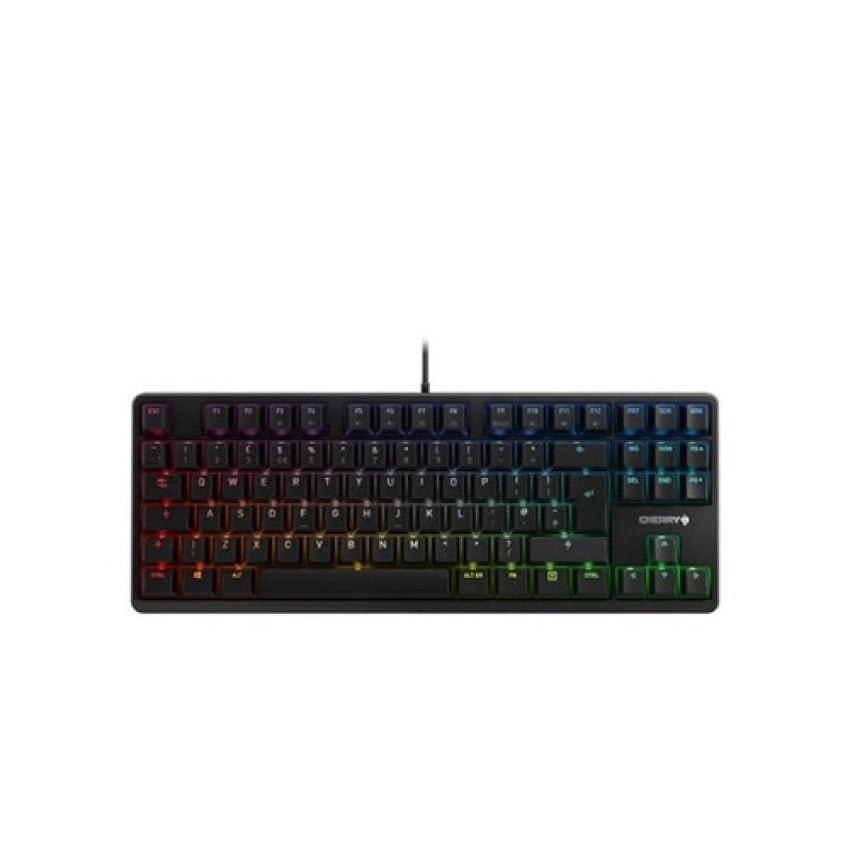 CHERRY Mx Silent Red Switches, Rgb, 86+1 Key Us English Layout, Lasered Keycaps (G803833LWBUS2)