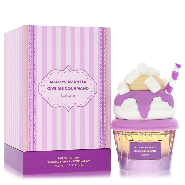 Lattafa Give Me Gourmand Mallow Madness by Lattafa Eau De Parfum Spray (Unisex) 2.53 oz for Women