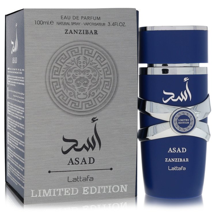 Lattafa Asad Zanzibar by Lattafa Eau De Parfum Spray (Limited Edition) 3.4 oz for Men