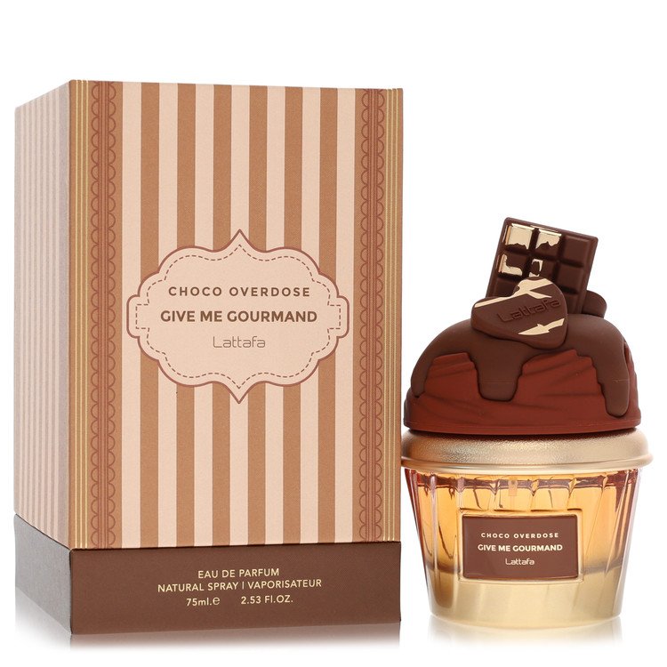 Lattafa Give Me Gourmand Choco Overdose by Lattafa Eau De Parfum Spray (Unisex) 2.53 oz for Women