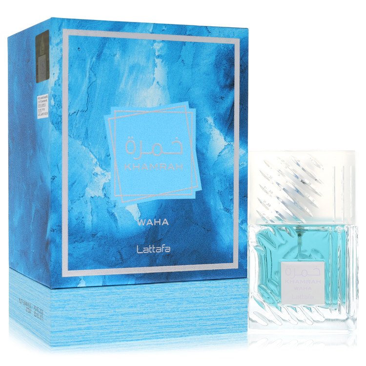 Lattafa Khamrah Waha by Lattafa Eau De Parfum Spray (Unisex) 3.4 oz for Women