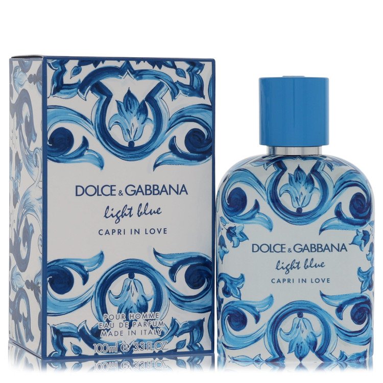 Light Blue Capri in Love by Dolce & Gabbana Eau De Parfum Refillable Spray 3.3 oz for Women