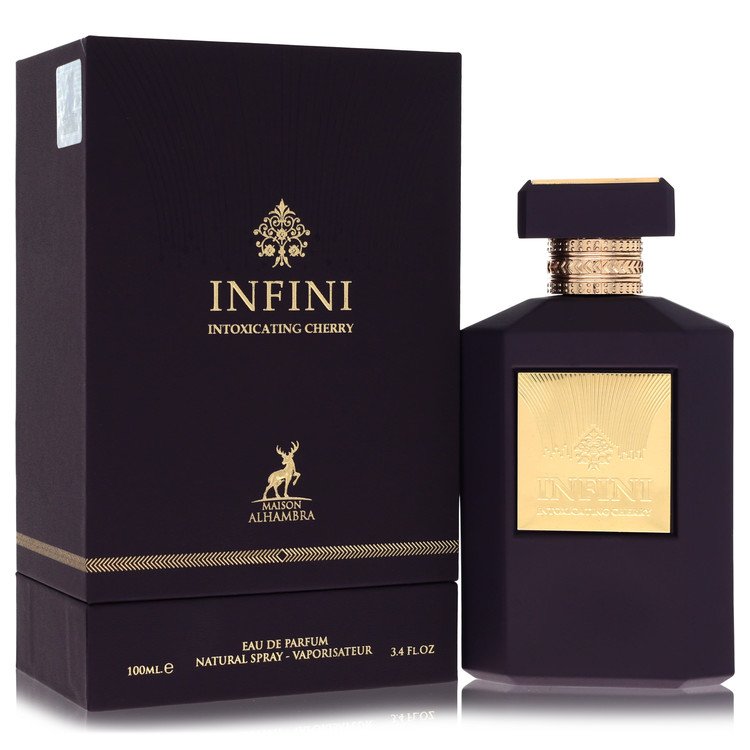 Maison Alhambra Infini Intoxicating Cherry by Maison Alhambra Eau De Parfum Spray (Unisex) 3.4 oz for Women