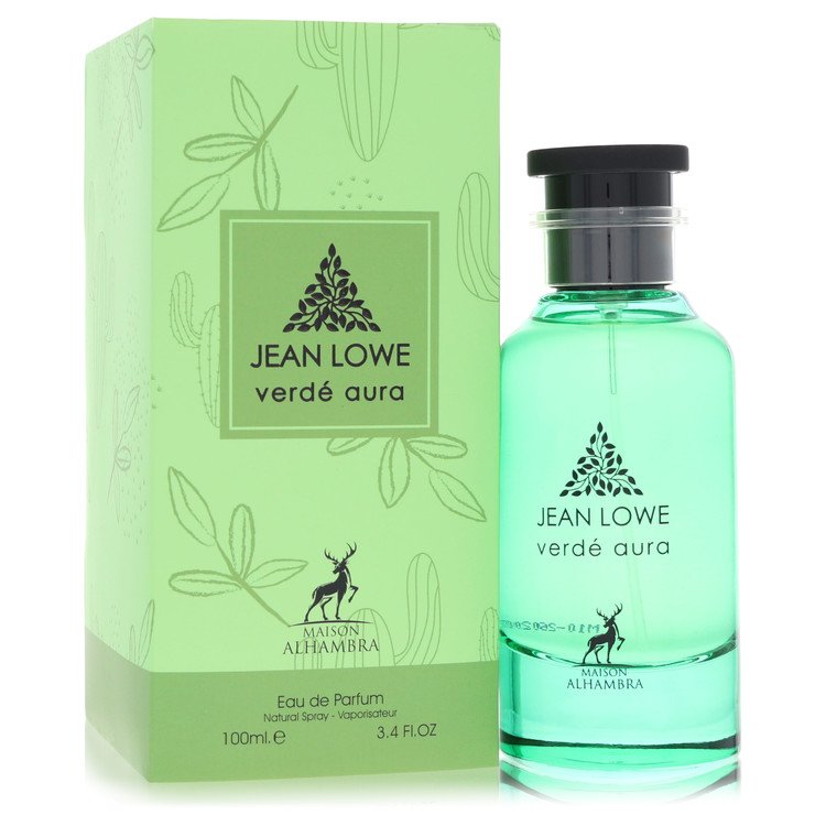 Maison Alhambra Jean Lowe Verde Aura by Maison Alhambra Eau De Parfum Spray (Unisex) 3.4 oz for Men