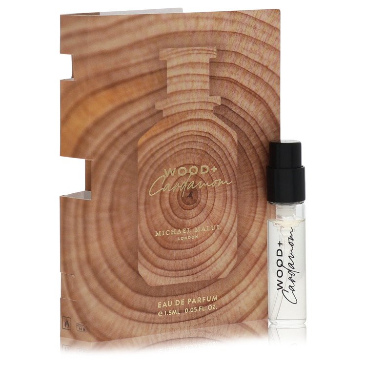 Michael Malul Wood + Cardamom by Michael Malul Vial (sample) 0.05 oz for Men