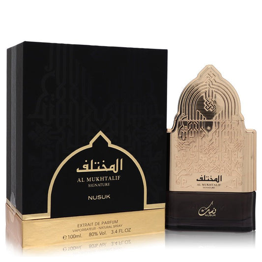 Nusuk Al Mukhtalif Signature by Nusuk Extrait De Parfum Spray (Unisex) 3.4 oz for Men