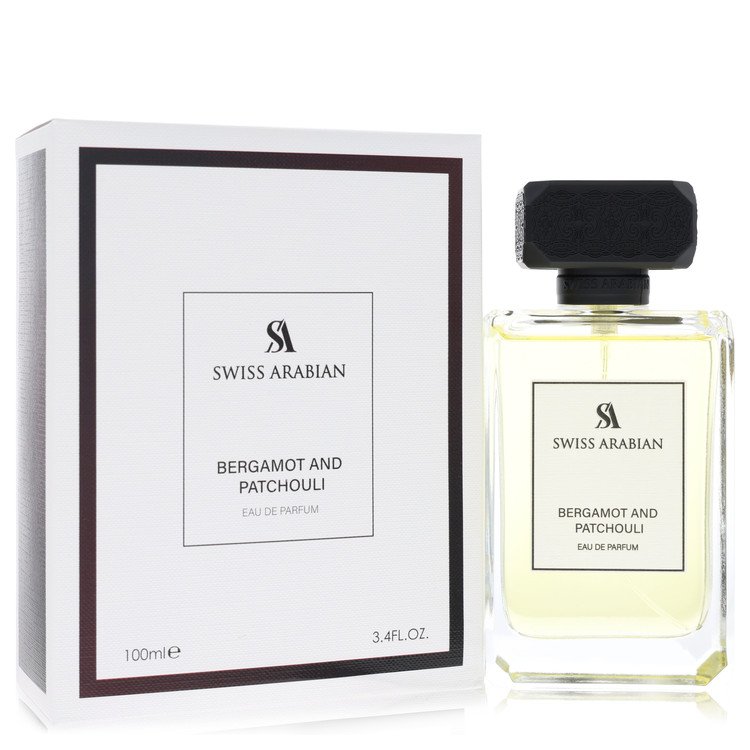 Swiss Arabian Bergamot And Patchouli by Swiss Arabian Eau De Parfum Spray (Unisex) 3.4 oz for Men