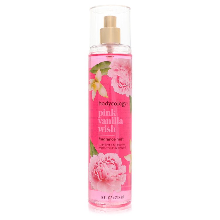 Bodycology Pink Vanilla Wish by Bodycology Fragrance Mist Spray 8 oz for Women