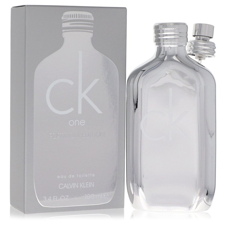 CK One Platinum by Calvin Klein Eau De Toilette Spray (Unisex) 3.4 oz for Women