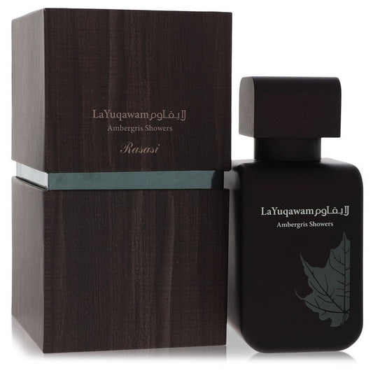 Ambergris Showers by Rasasi Eau De Parfum Spray 2.5 oz for Men