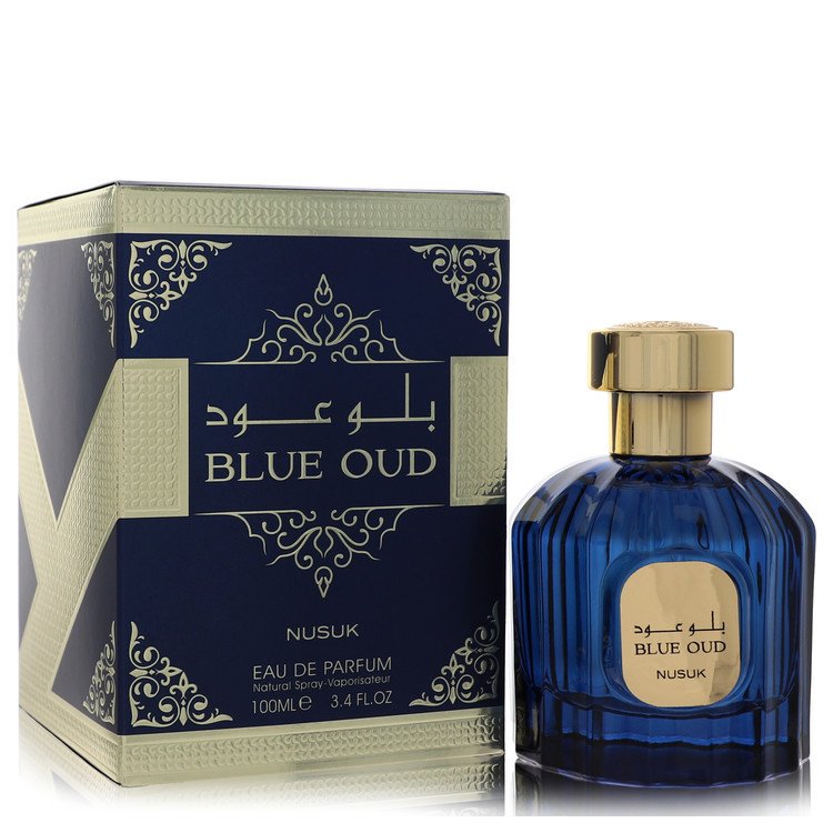 Nusuk Blue Oud by Nusuk Eau De Parfum Spray (Unisex) 3.4 oz for Women