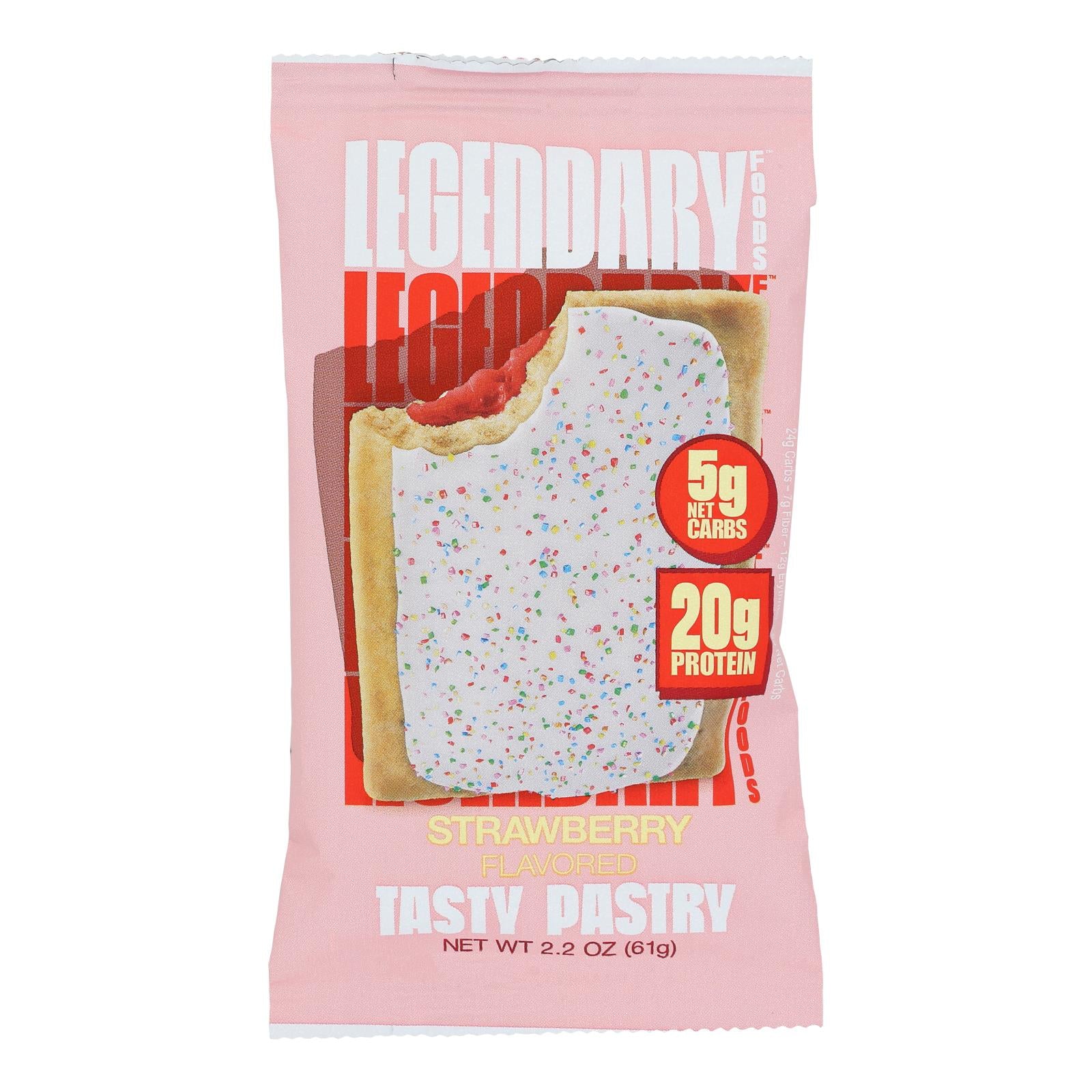 Legendary Foods - Tstr Pastry Strawberry - Case Of 10-2.2 Oz