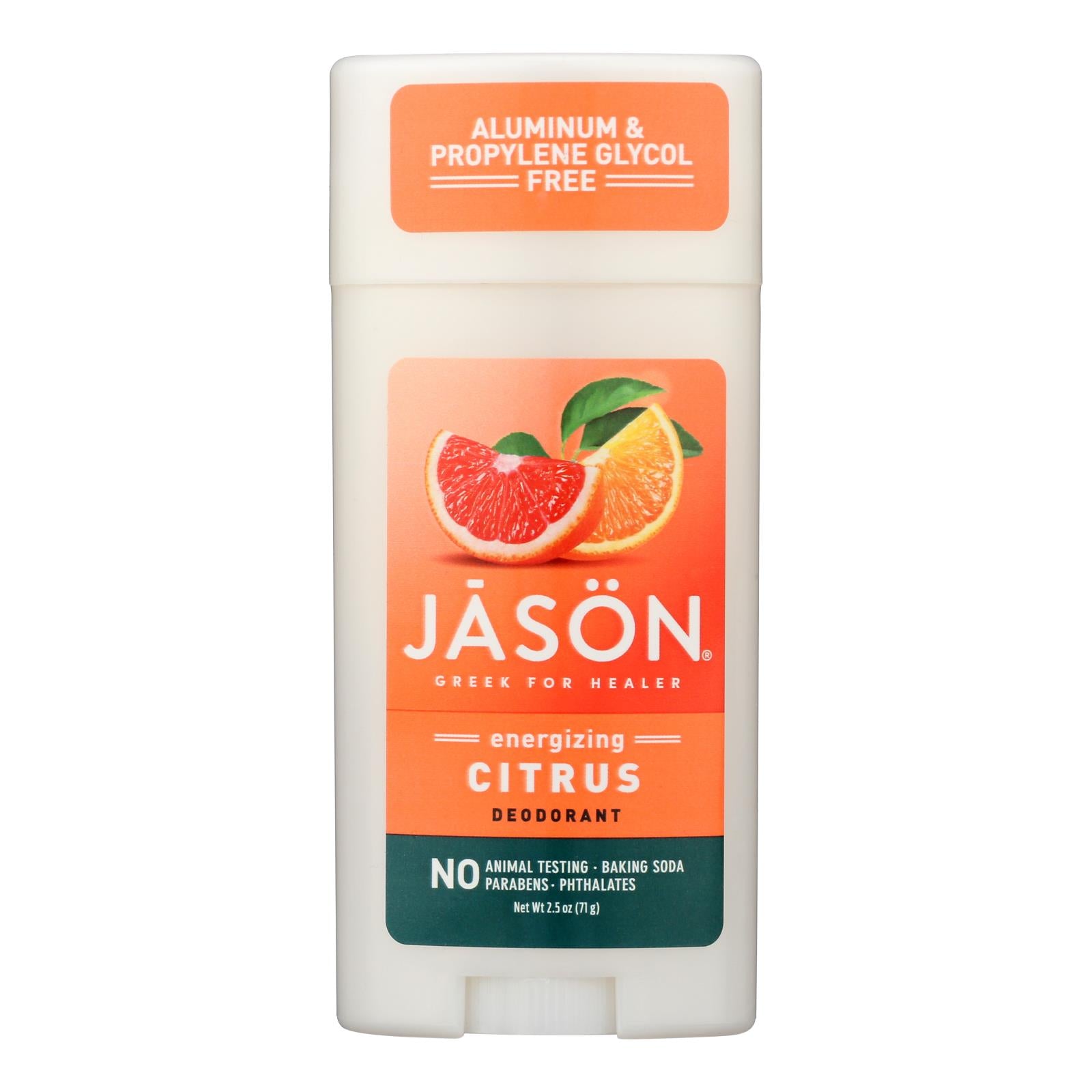 Jason Natural Products - Deodorant Stick Citrus - 1 Each-2.5 Oz