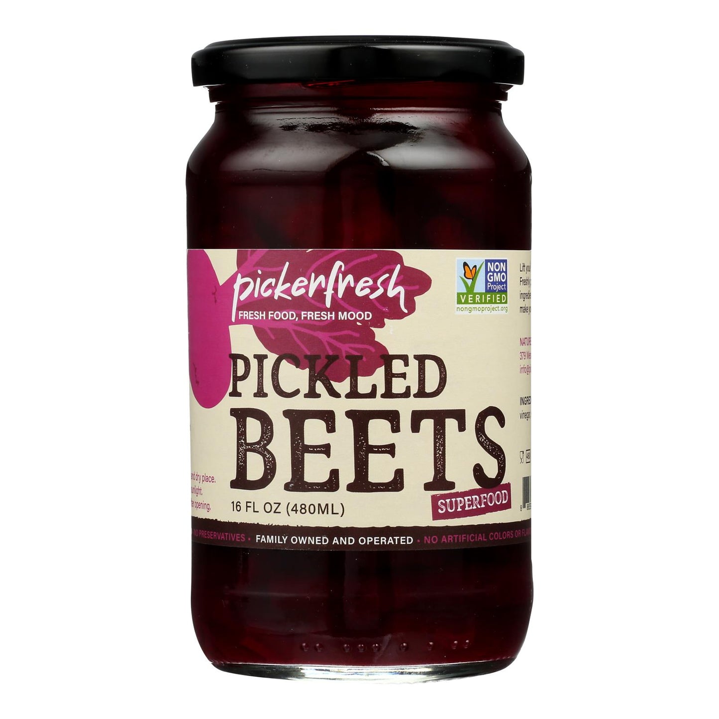 Pickerfresh - Beets Pickled - Case Of 6-16 Oz