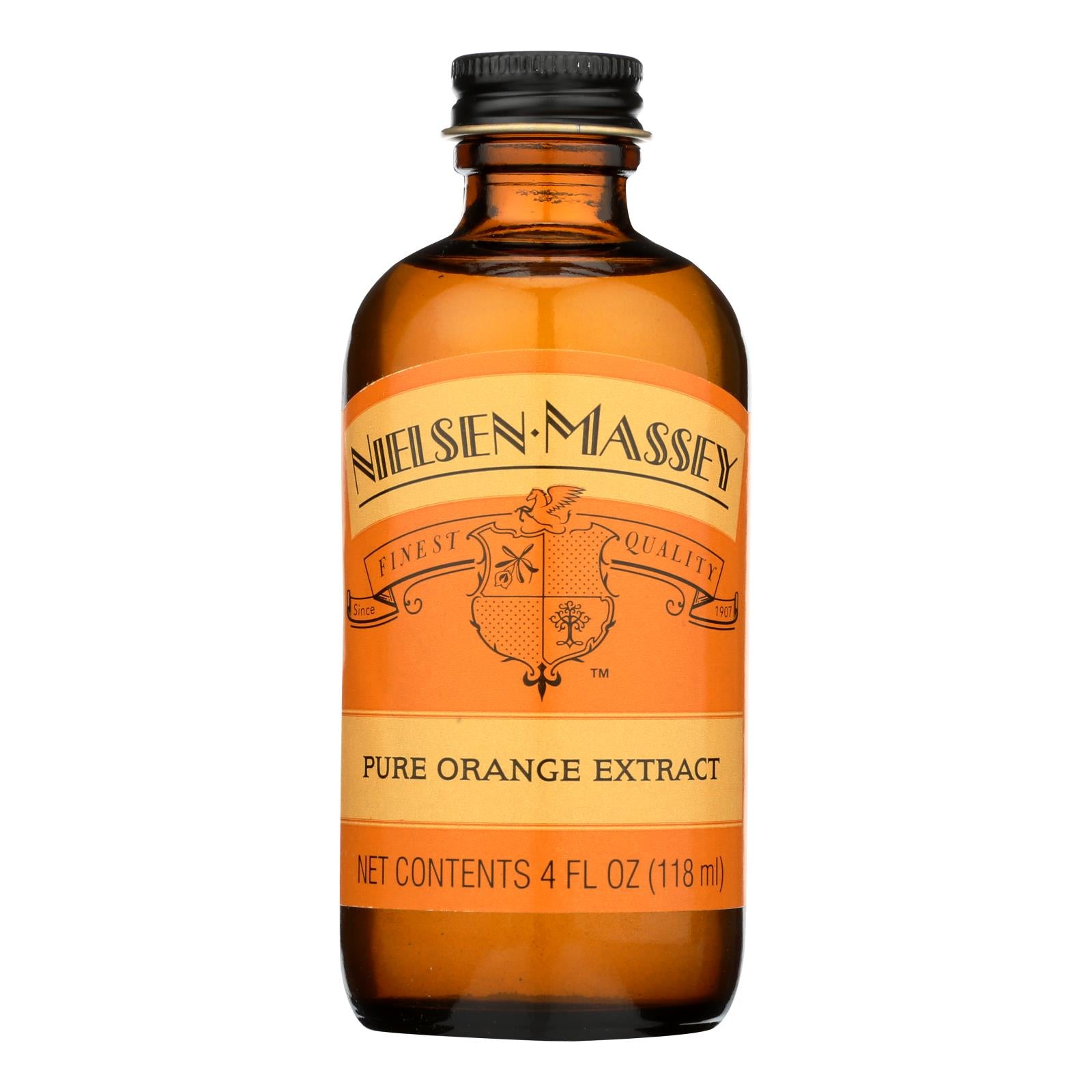 Nielsen-massey Vanilla - Pure Orange Extract - Case Of 8 - 4 Fl Oz.