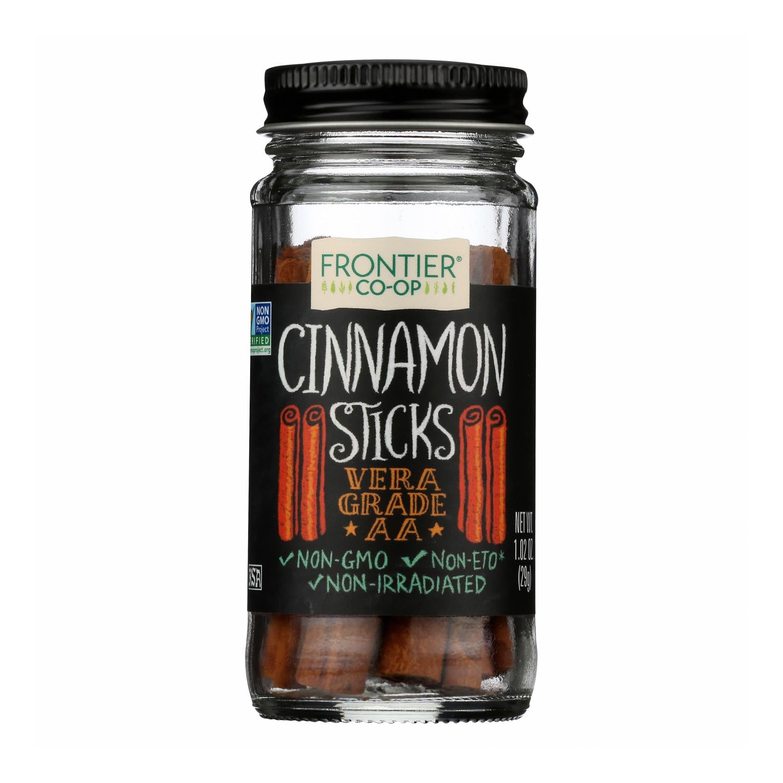 Frontier Natural Products Coop - Cinnamon Sticks - 1 Each -1.02 Oz
