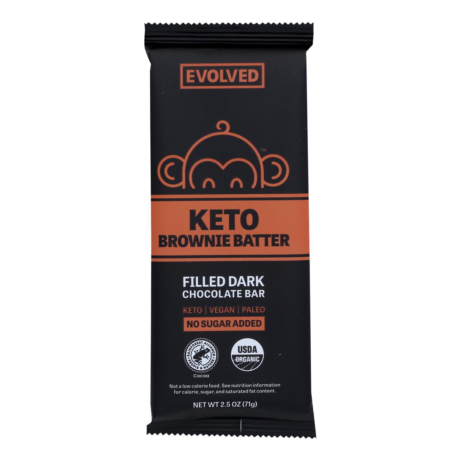 Evolved - Chocolate Br Kto Brwni Butter - Case Of 8-2.5 Oz