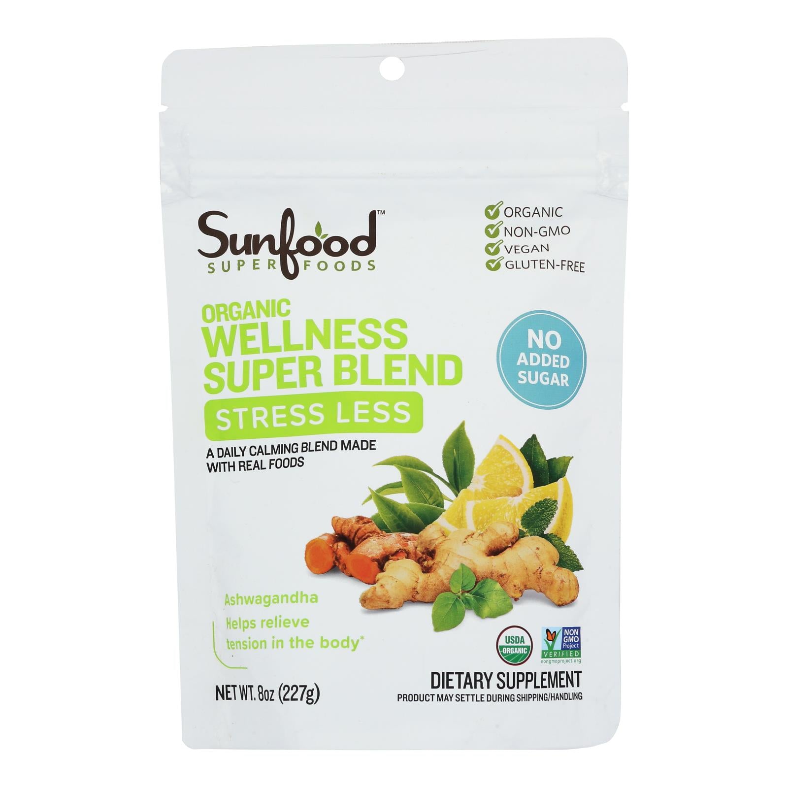 Sunfood - Wellness Blend Stress - 1 Each-8 Oz