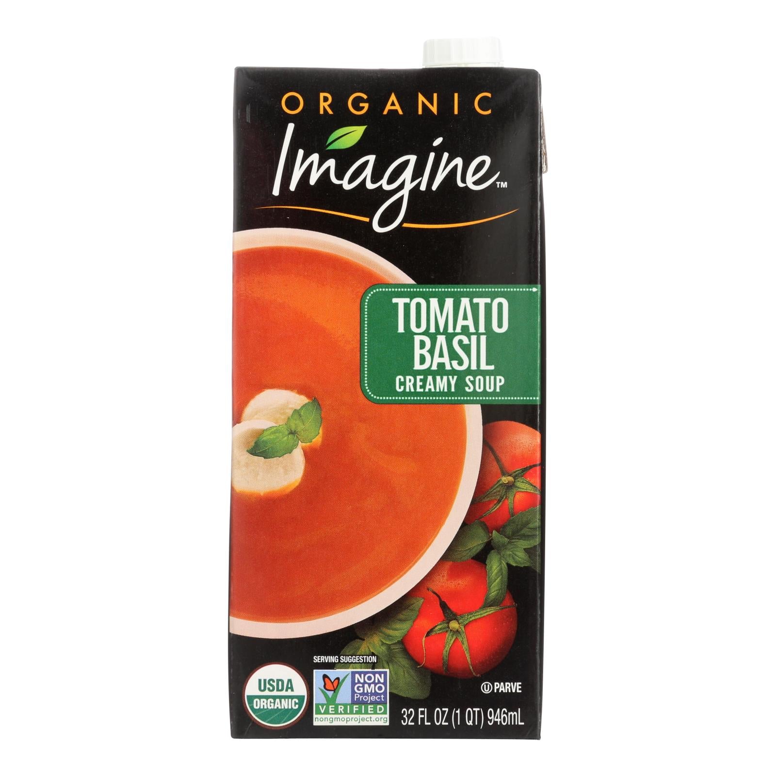 Imagine Foods - Soup Creamy Tom Basil - Case Of 6-32 Fz