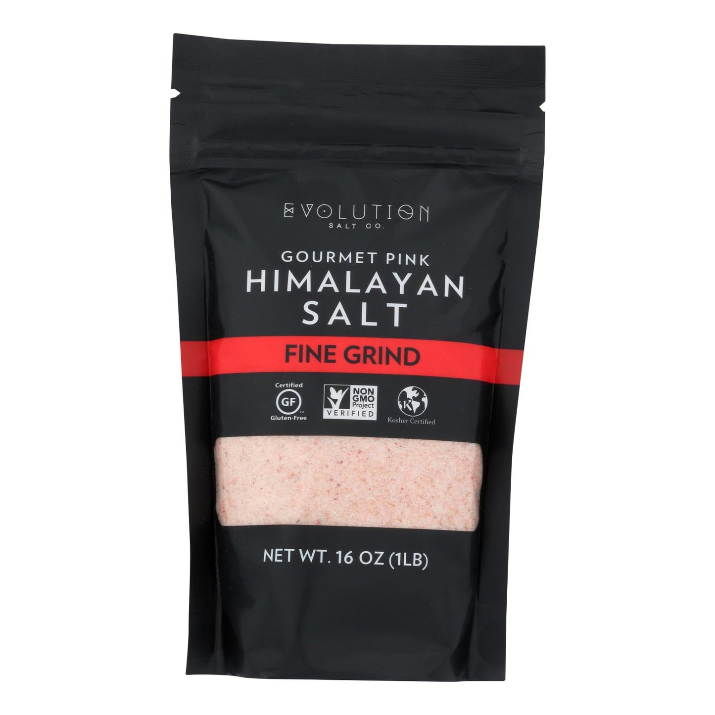 Evolution Salt - Himlyn Pink Salt Fine - Case Of 6 - 16 Oz