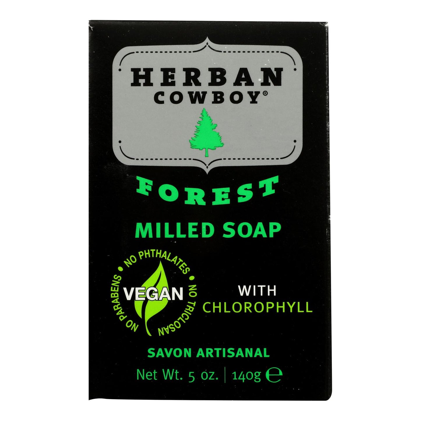 Herban Cowboy - Bar Soap Forest - 1 Each - 5 Oz