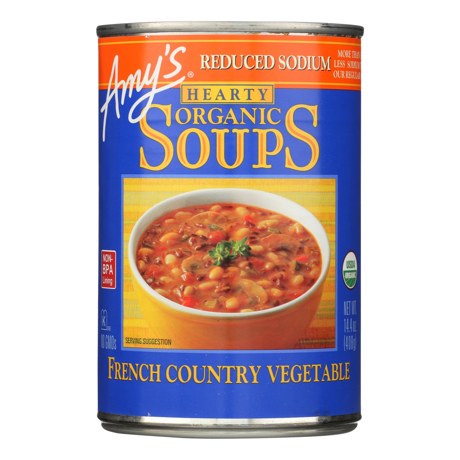 Amy's - Soup Hearty French Country Vegetable - Case Of 12 - 12.4 Oz