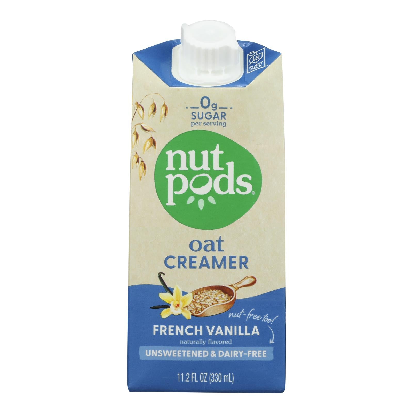 Nutpods - Nd Crmr Oat Unsw Vanilla - Case Of 12-11.2 Fz