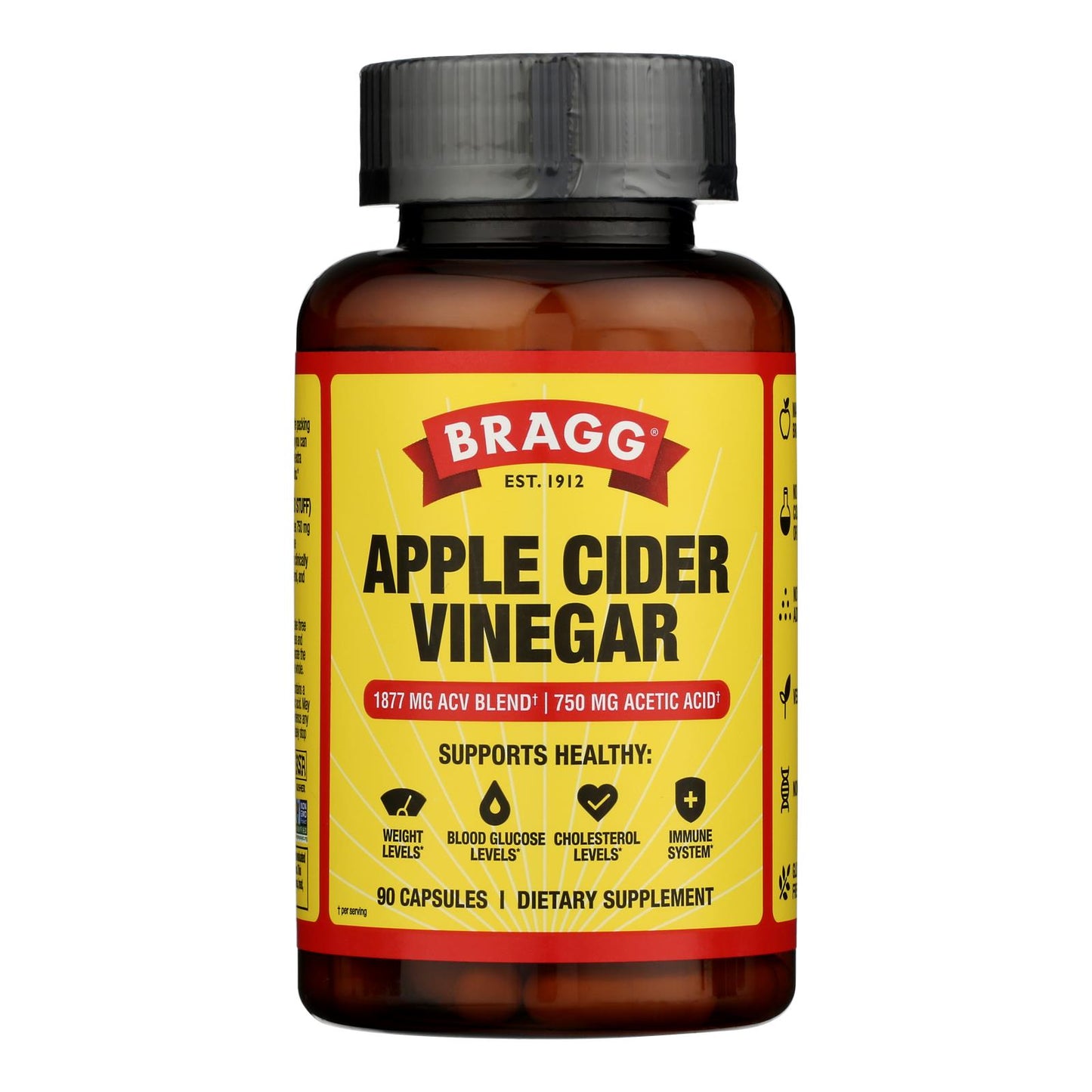 Bragg - Supp Apple Cider Vinegar - 1 Each-90 Cap