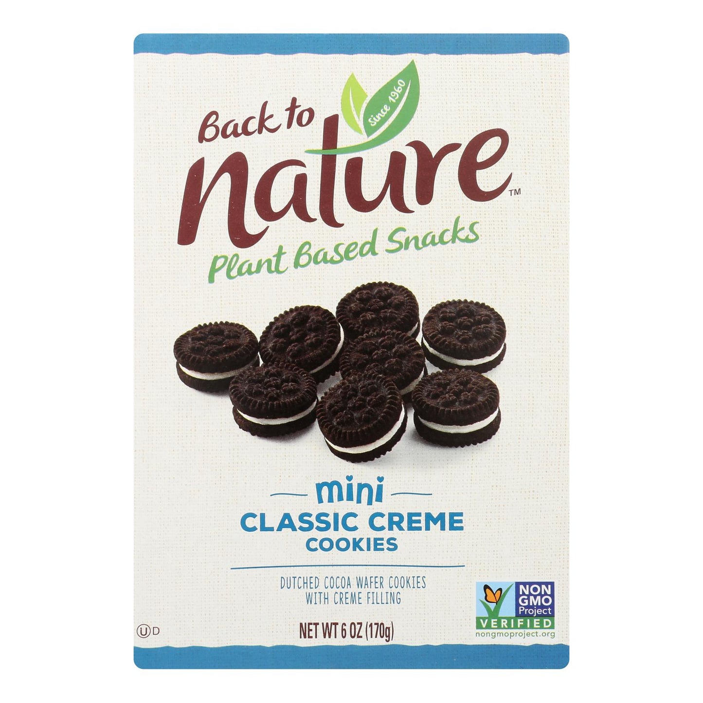 Back To Nature - Cookies Mini Clssc Cream - Case Of 6-6 Oz