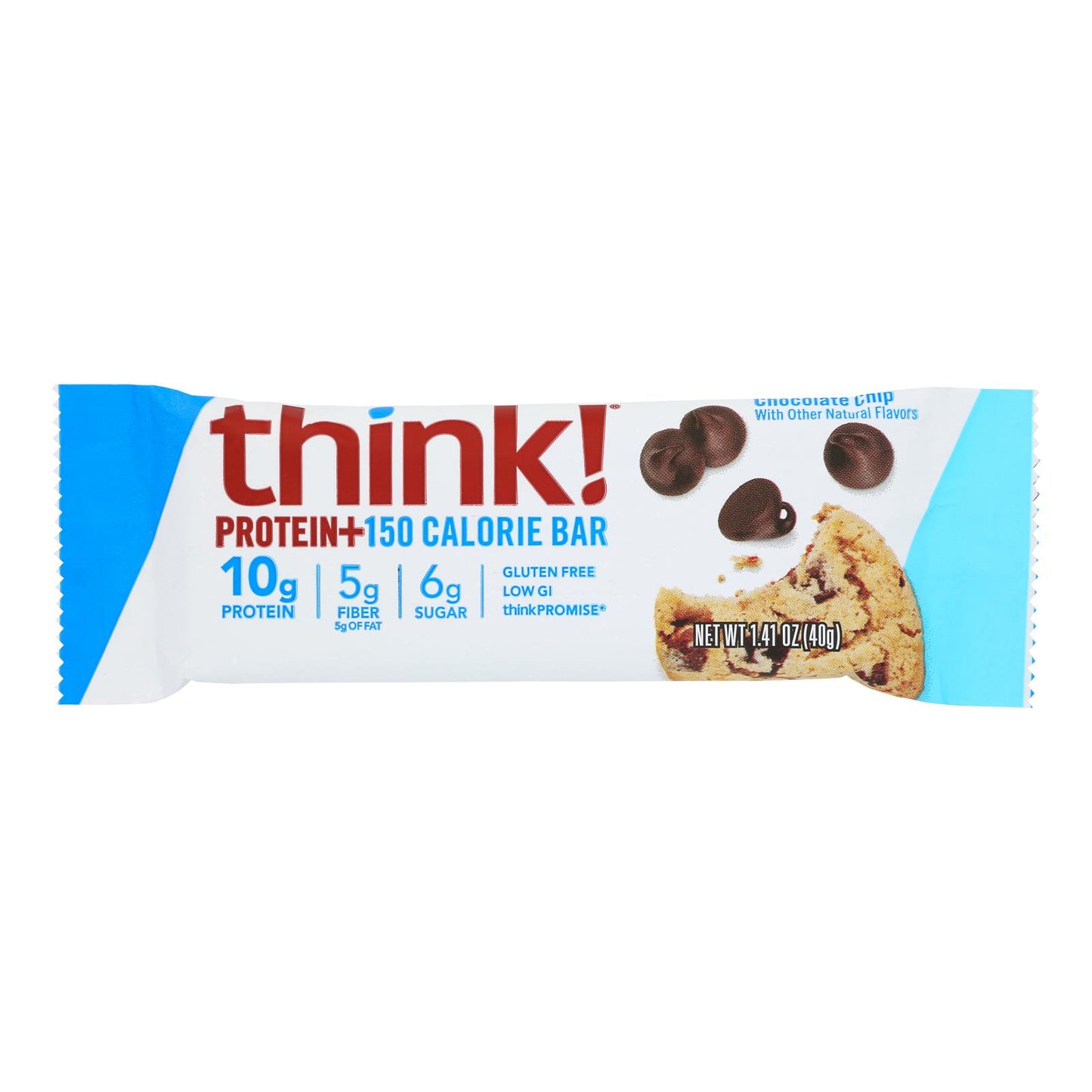 Think! - Bar Prtn/150 Cl Chocolate Chip - Case Of 10-1.41 Oz