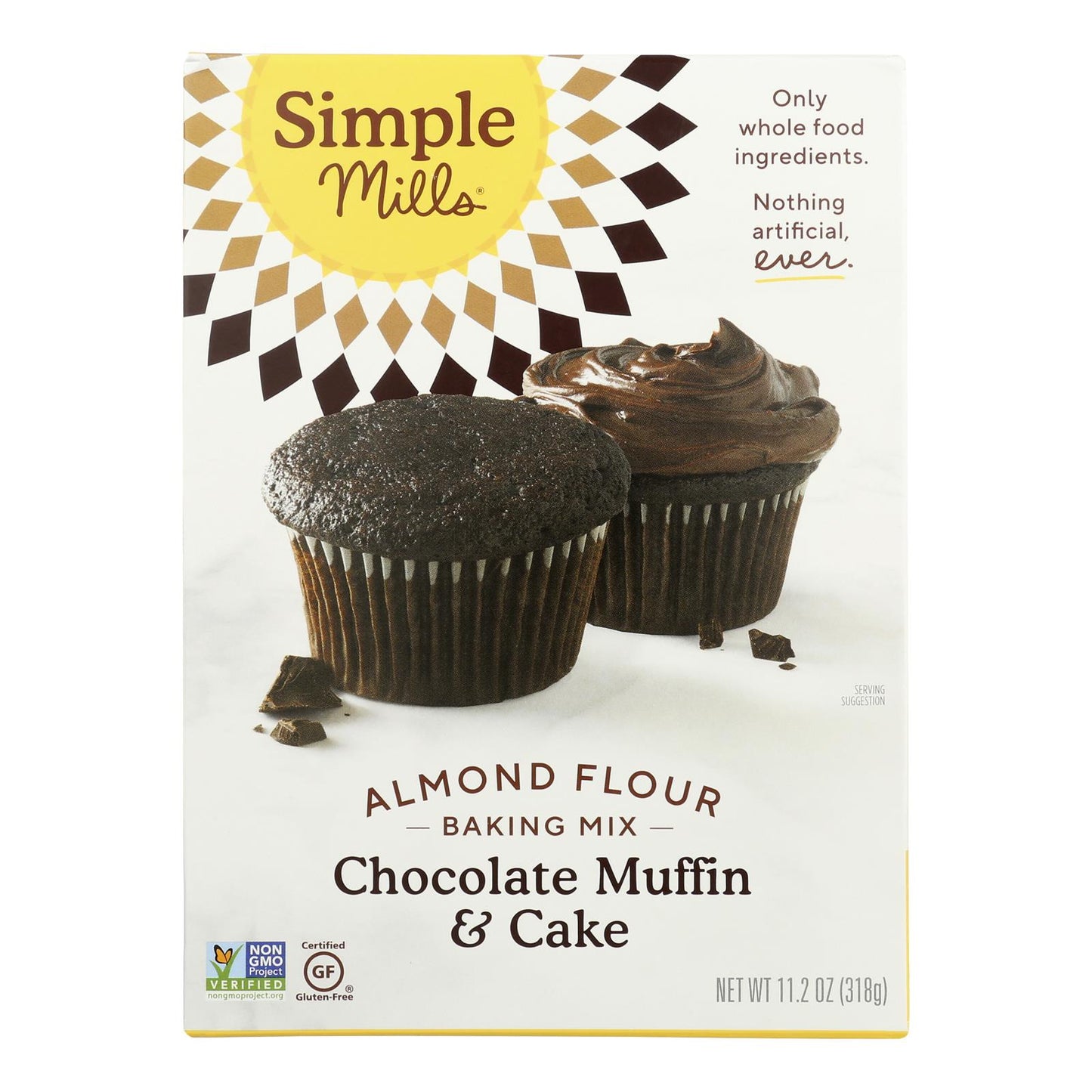 Simple Mills - Mix Chocolate Muffin Cake - Case Of 6-11.2 Oz