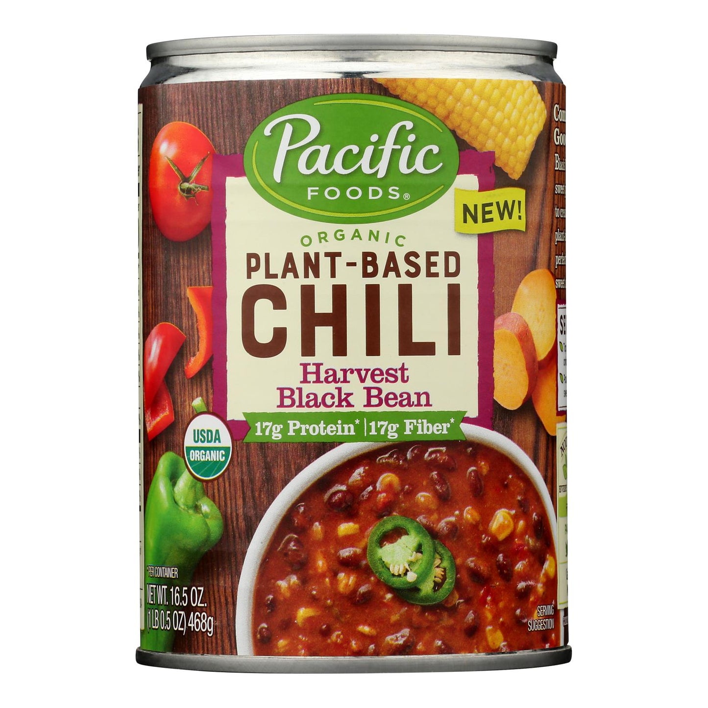 Pacific Foods - Chili Hrvst Black Bean - Case Of 12-16.5 Oz