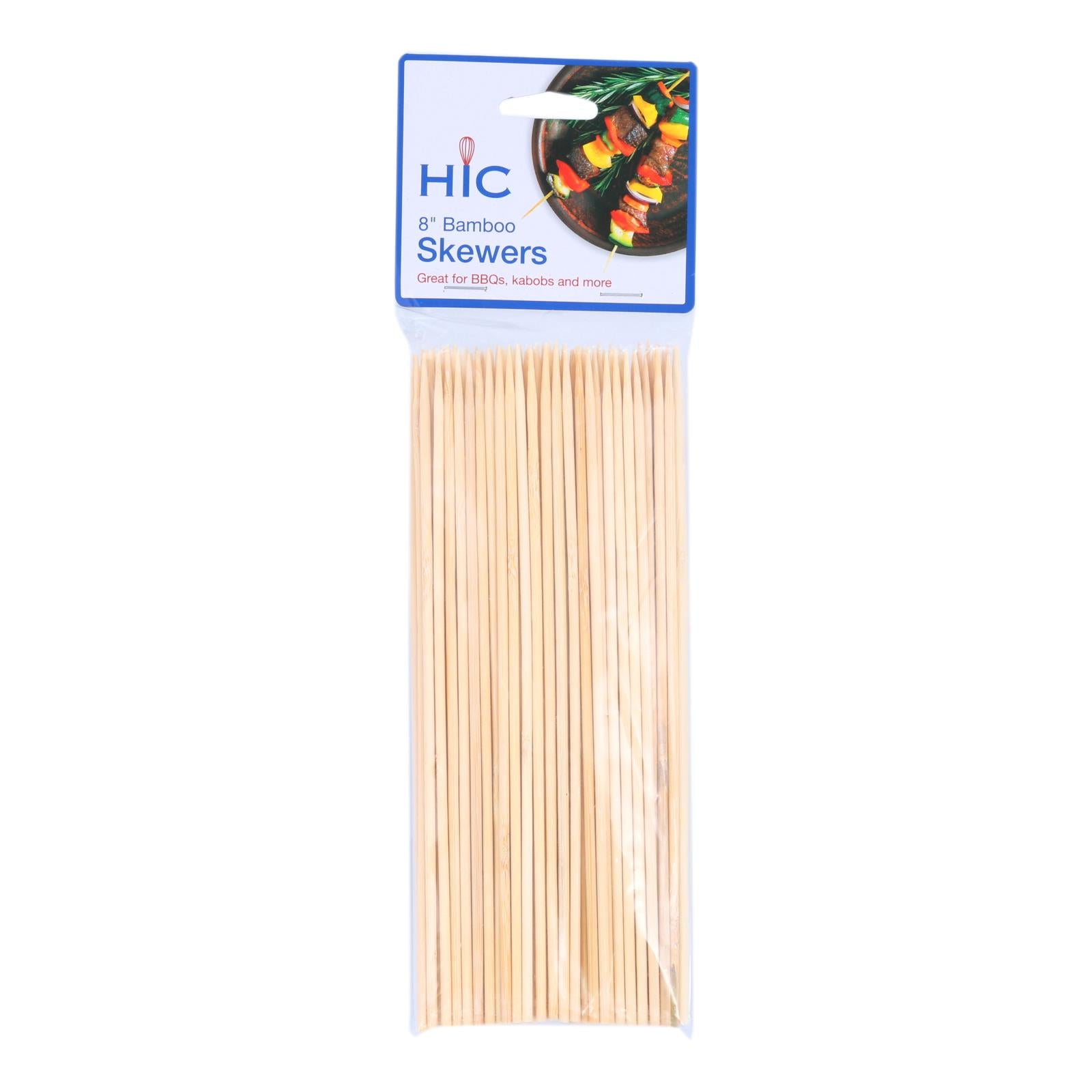 Harold's Imports - Skewers Bamboo 8in - 1 Each 1-100 Pack