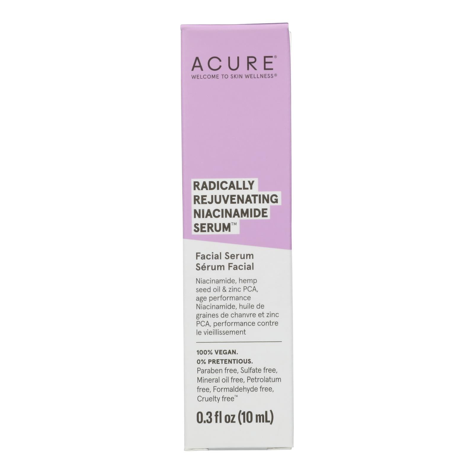 Acure - Serum Rejuvntng Niacinamd - 1 Each-.3 Fz