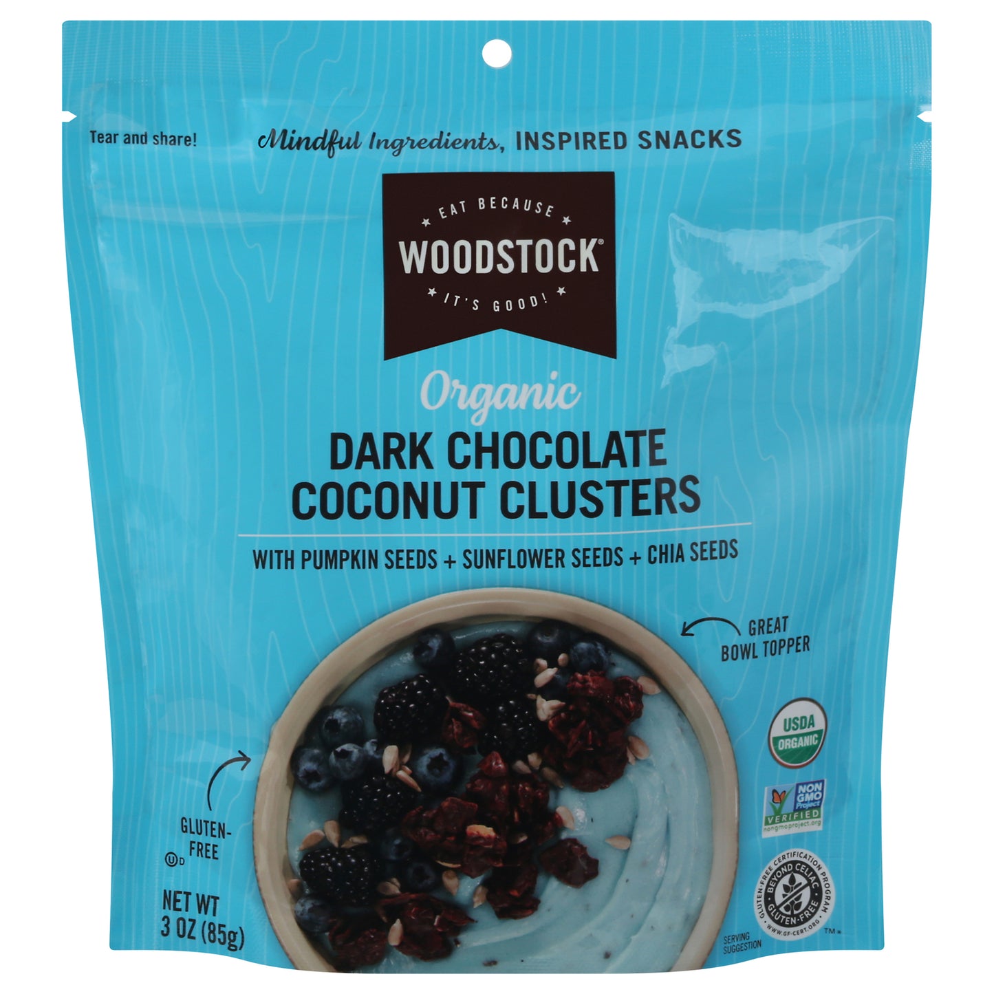 Woodstock - Cnut/clst Flx Qin Seed - Case Of 12-3 Oz