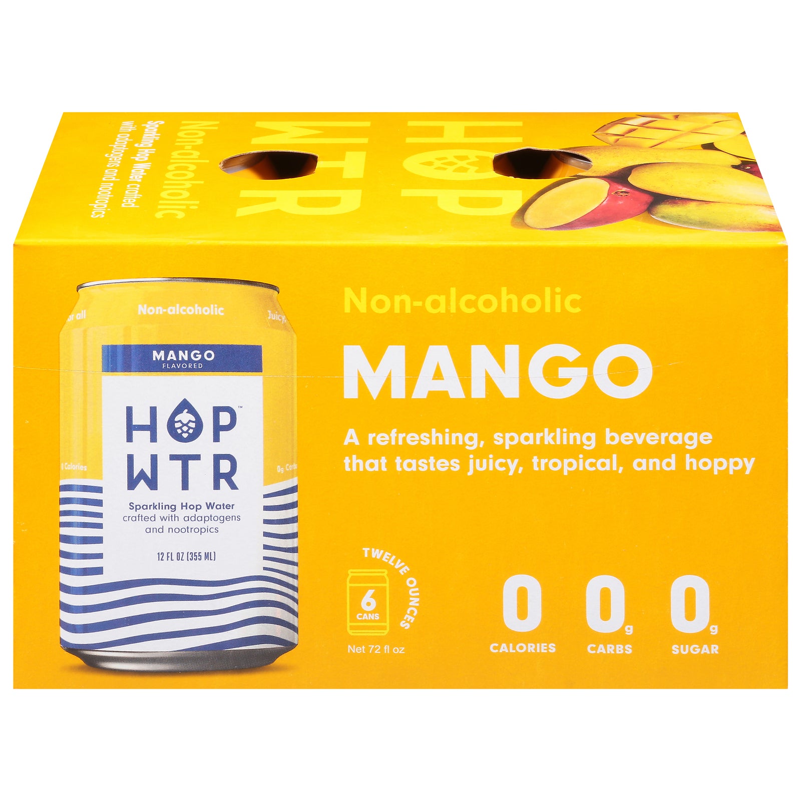 Hop Water - Hop Water Spk Mango 6pk - Case Of 4-6/12 Fz